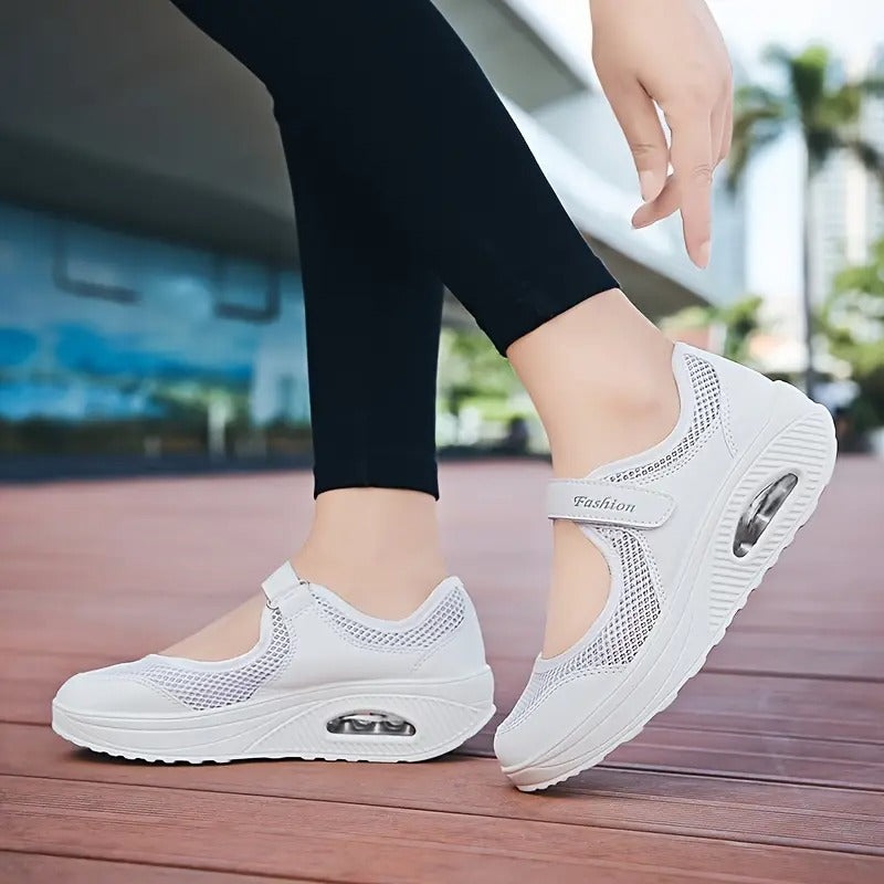 [🔥Dnes za poloviční cenu - Nenechte si to ujít] Dámská prodyšná ortopedická obuv, vysoce účinná při tlumení nárazů - se 168 patenty na obuv👞 Usnadňuje chůzi