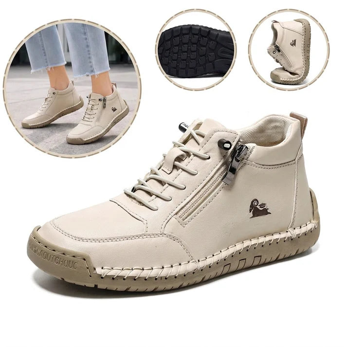 【🎁50% de descuento hoy - ¡No te lo pierdas!】Zapatos ortopédicos de diseño ergonómico - Piel de alta calidad + Cosidos a mano 👞