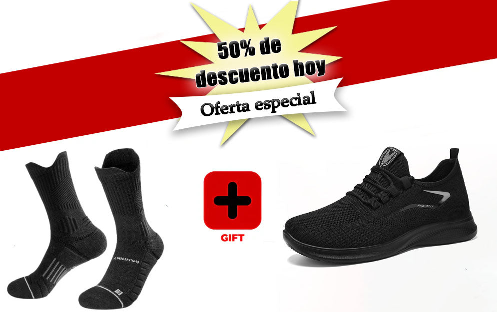 Coesses® | ¡50% de descuento hoy! ¡No te lo pierdas! Zapatillas informales transpirables, suaves y antideslizantes con diseño ergonómico.