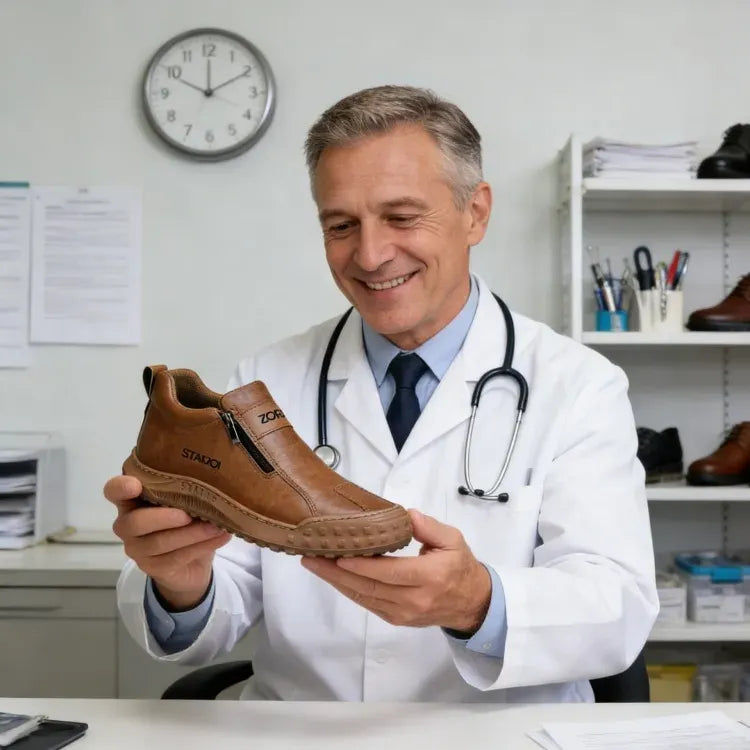 (🎉Último día para aprovechar el descuento del 40 %, ¡no te lo pierdas!) 🐂Zapatos ortopédicos para hombre, confeccionados en piel de becerro australiana👞 Piel ✅Cosidos a mano, soporte plantar: caminata cómoda, alivian el dolor