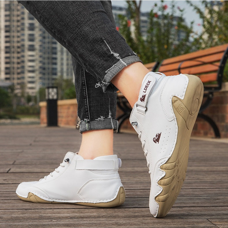 (🔥50% de descuento hoy - ¡No te lo pierdas! ⏰) Zapatos casuales KEENPE® hechos a mano, suaves y cómodos, antideslizantes e impermeables, con diseño ergonómico para aliviar el dolor de pies. Unisex.