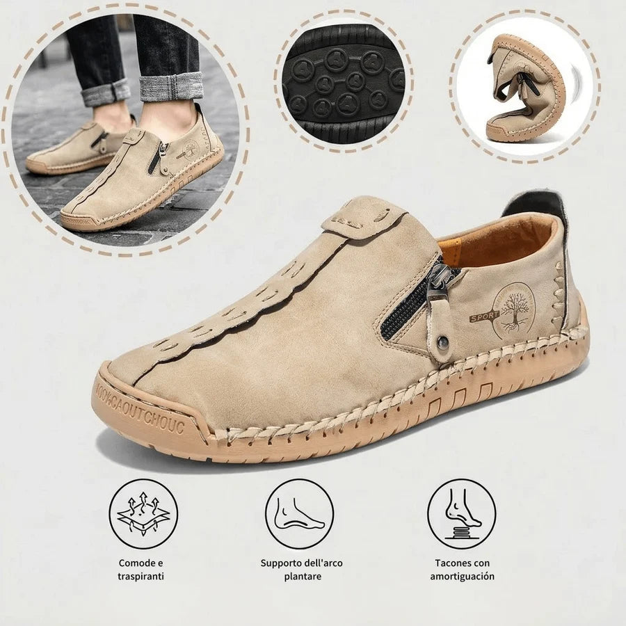 🎉 ¡Último día! ¡50% de descuento! ✅ Zapatos ortopédicos diseñados para personas con problemas en los pies, hechos de piel de becerro australiana. 👞 Proporcionan soporte para el arco del pie y alivian el dolor de espalda, articulaciones y pies.
