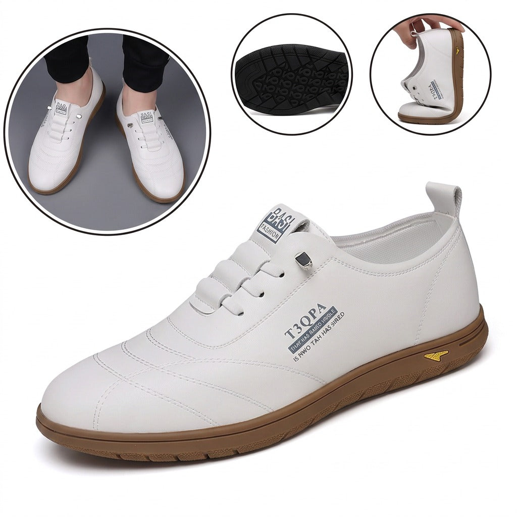 Zapatos ergonómicos ortopédicos de piel: piel de vacuno italiana de primera calidad, soporte para el arco, estabilidad en el talón y alivio del dolor en los pies