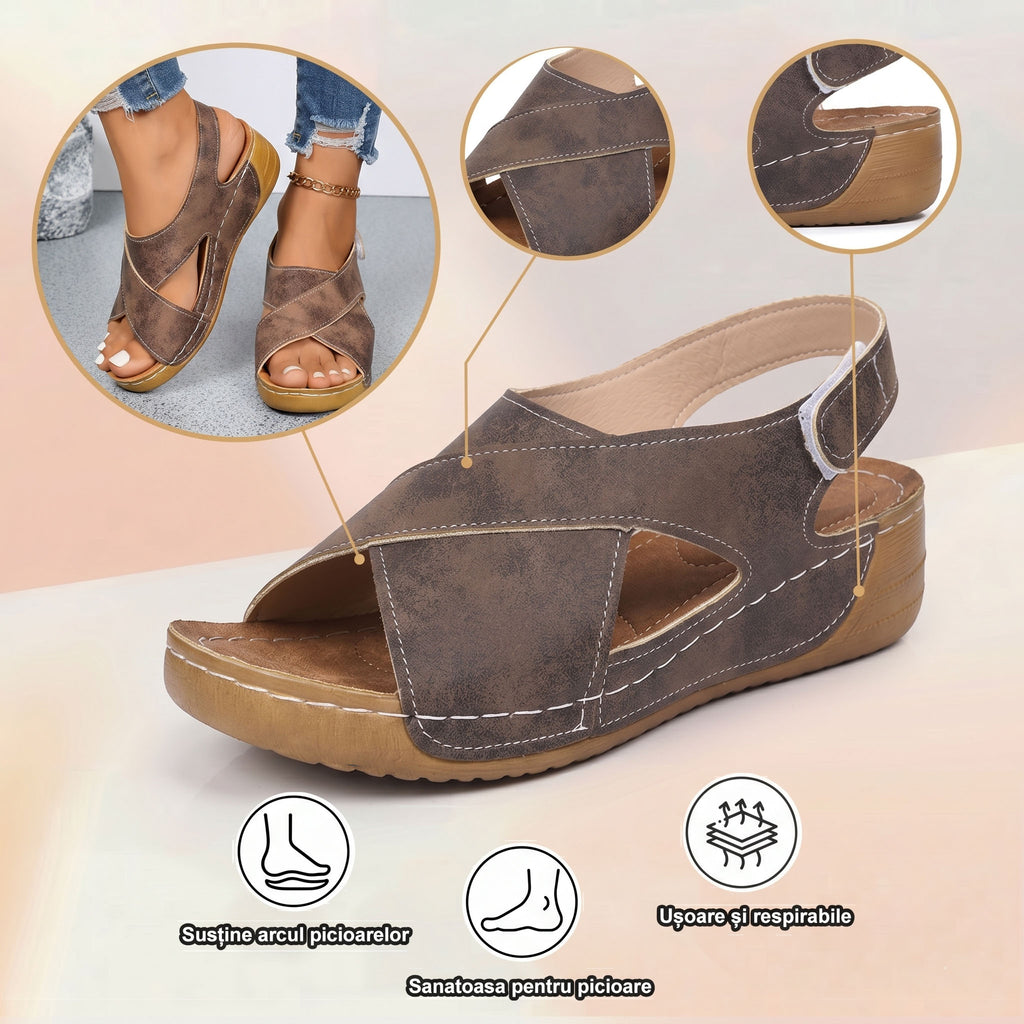 ⏰️Nu rata reducerea noastră de 50%! ✅ Sandale de înaltă calitate 🦶 Model nou de vară - impermeabile și antiderapante 🔴 ușoare și elegante, potrivite pentru orice ocazie.