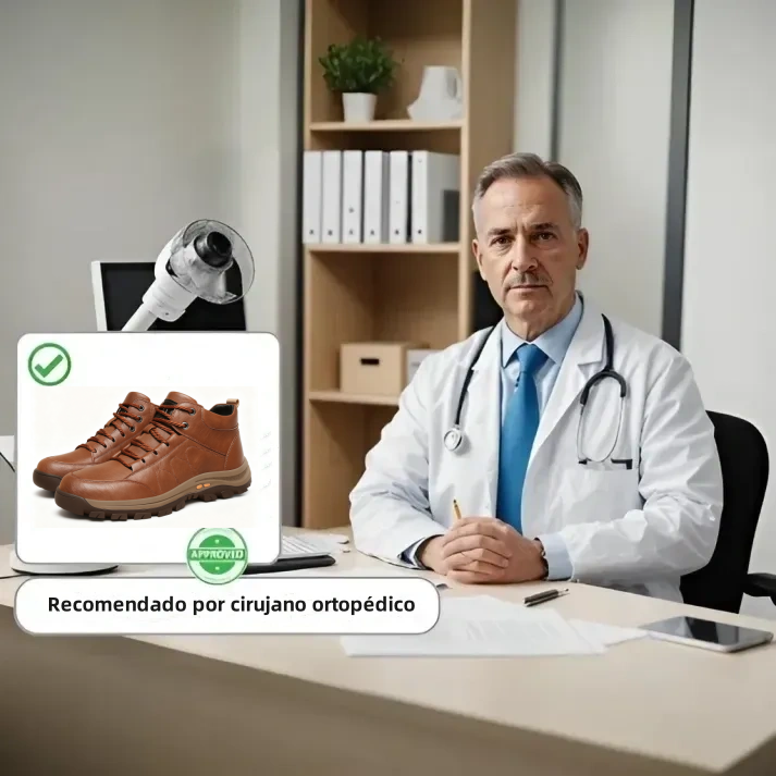 🎁Oferta por tiempo limitado: 30% de descuento🔴Zapatos de cuero de alta calidad🦶Alivian el dolor de pies y la fascitis plantar - Impermeables y antideslizantes✅Disponibles en varias tallas