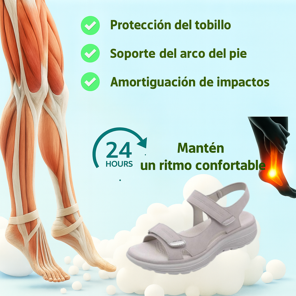 🎁¡Último día con un 50% de descuento! ¡No te lo pierdas! ⏰Alivia el dolor de pies y la fascitis: zapatos ortopédicos cómodos y frescos🔴