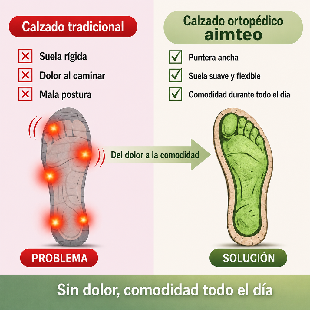 🔥 50% de descuento hoy - ¡no te lo pierdas! ⏰ Zapatos ortopédicos de diseño ergonómico con soporte para el arco👞 Alivia fácilmente el dolor de pie ✅Cómodo y transpirable