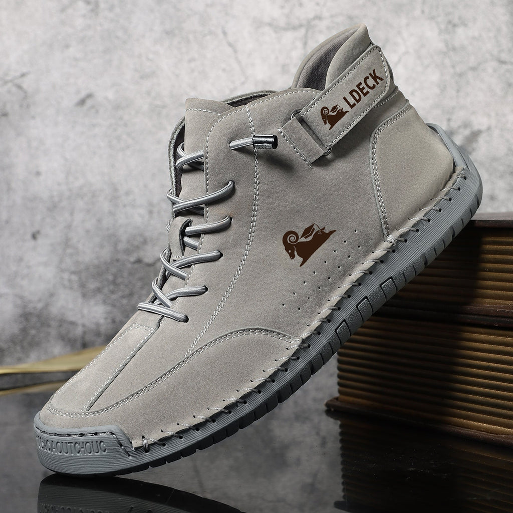 🐂 Scarpe da uomo in pelle di vitello prodotte in Australia 👞 Cucite a mano, facili da indossare e da togliere ✅ Supporto dell'arco plantare, sollievo dal dolore - camminare confortevole