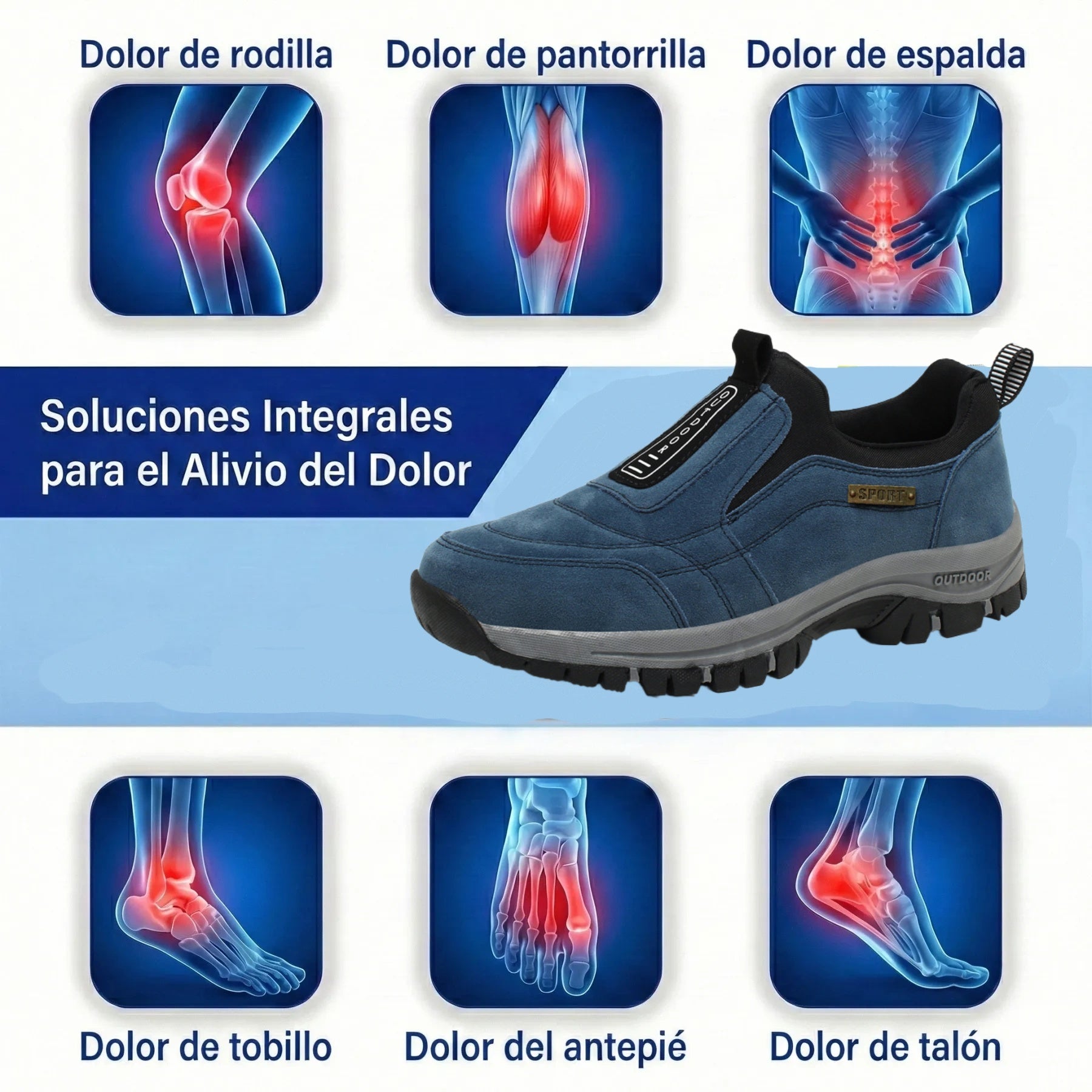 🔥50% de descuento hoy - ¡No te lo pierdas! ⏰ - Zapatos ortopédicos de gamuza, de una marca australiana de lujo, suaves, cómodos y con excelente soporte 🦶 - Alivia el dolor de pies