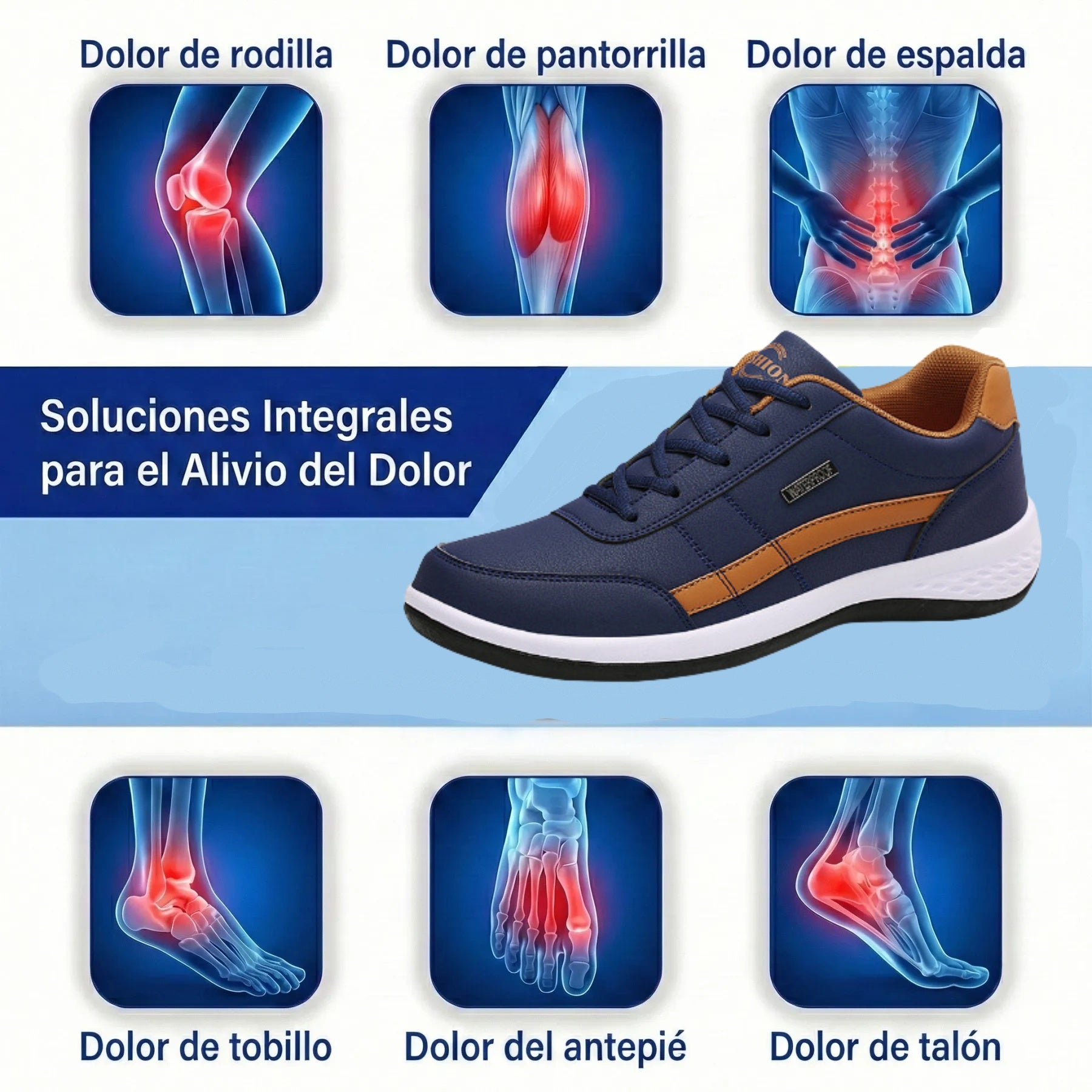 ¡Último día, 50% de descuento! ⏰KEENPE® | Alivia el dolor de pies y la fascitis plantar: Zapatos ortopédicos cómodos e impermeables.