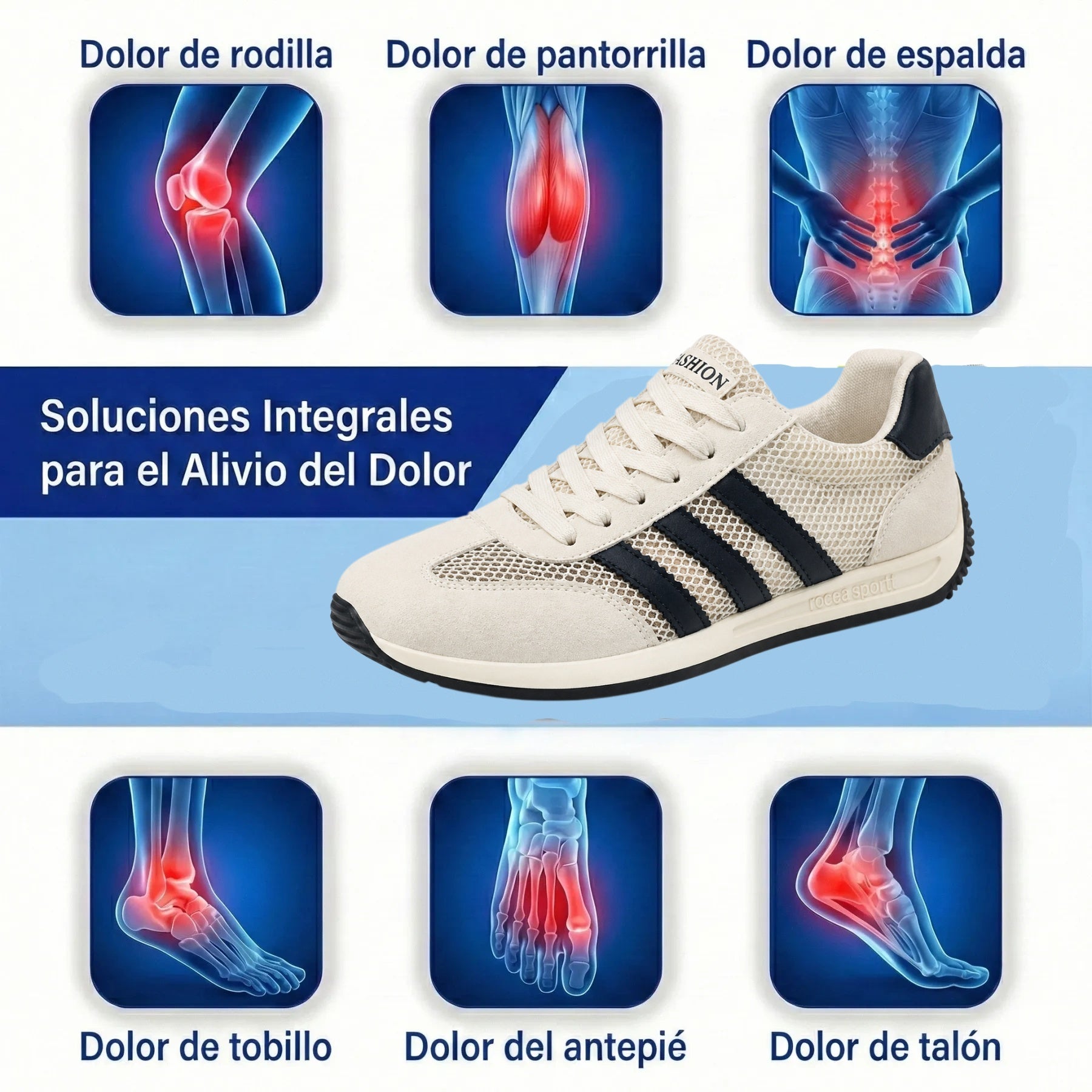 Keenpe® | Nuevo producto en el mercado, a mitad de precio por tiempo limitado. Diseño ergonómico, excelente amortiguación y corrección de la marcha