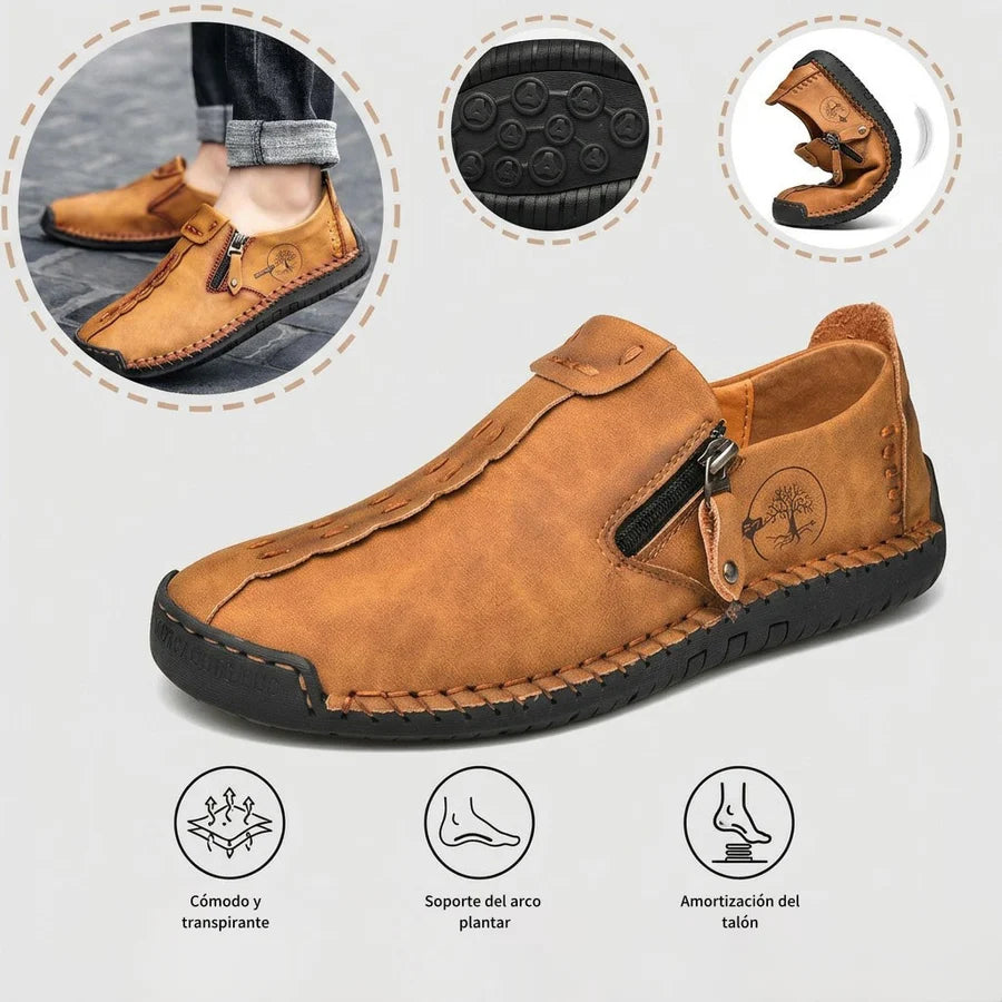 🎉 ¡Último día! ¡50% de descuento! ✅ Zapatos ortopédicos diseñados para personas con problemas en los pies, hechos de piel de becerro australiana. 👞 Proporcionan soporte para el arco del pie y alivian el dolor de espalda, articulaciones y pies.