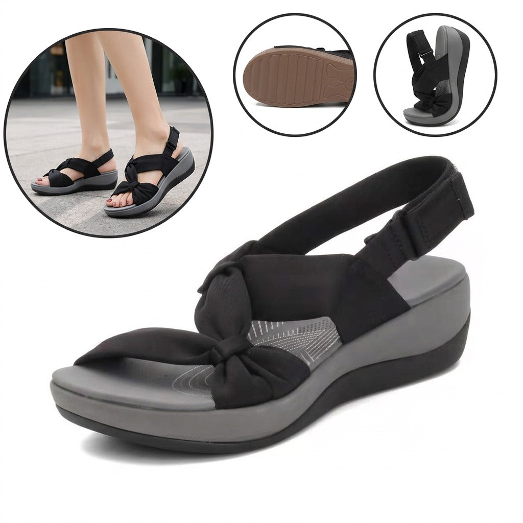 Sandalias antideslizantes y transpirables: con soporte para el arco del pie, que alivia el dolor; suaves y amortiguadoras.
