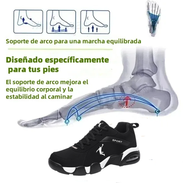 🎁 ¡Último día para aprovechar el 50% de descuento! ¡No te pierdas esta oportunidad! ⏰ Alivia el dolor de pies y la fascitis: zapatos ortopédicos cómodos, antideslizantes y transpirables.
