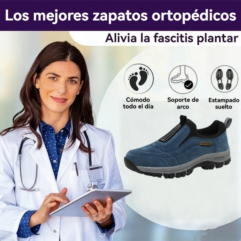 🔥50% de descuento hoy - ¡No te lo pierdas! ⏰ - Zapatos ortopédicos de gamuza, de una marca australiana de lujo, suaves, cómodos y con excelente soporte 🦶 - Alivia el dolor de pies