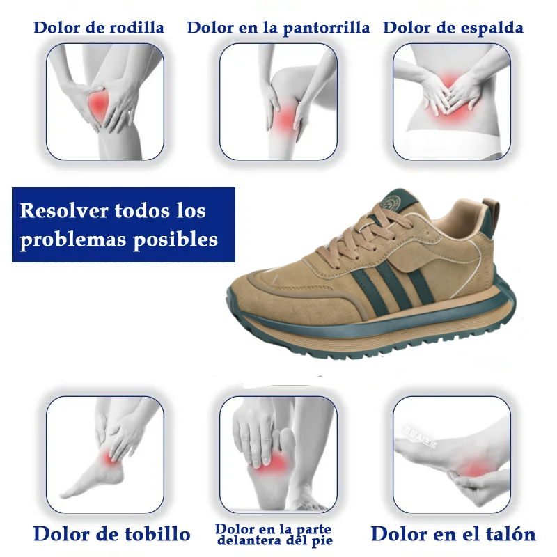 ¡50% de descuento! 🔥 ¡Solo hoy! | Zapatillas cómodas, antideslizantes y transpirables que aliviarán el dolor de pies.