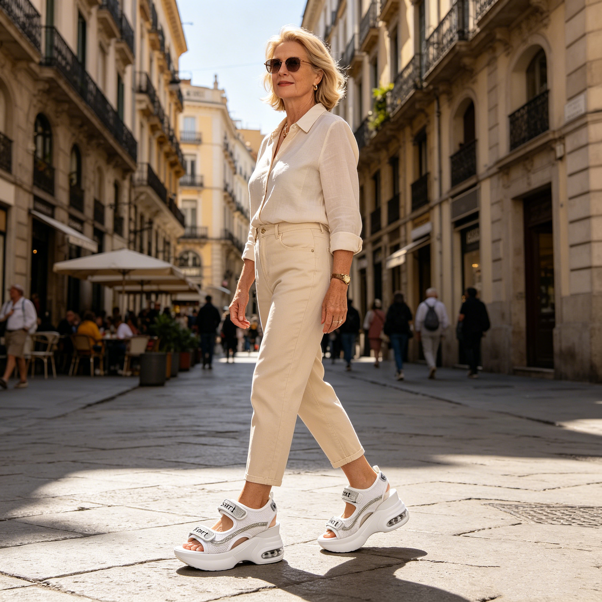 【⏰¡Hoy con un 60% de descuento! ¡No te lo pierdas!】Nuevas sandalias de moda para 2026✅Punta ancha + Ajuste con velcro + Amortiguación de aire + 🔴Soporte de arco multipunto