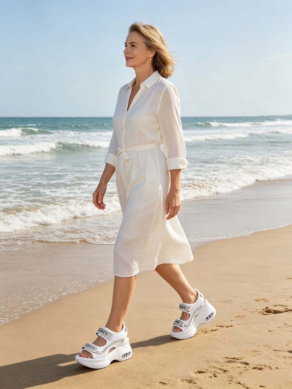 【⏰¡Hoy con un 60% de descuento! ¡No te lo pierdas!】Nuevas sandalias de moda para 2026✅Punta ancha + Ajuste con velcro + Amortiguación de aire + 🔴Soporte de arco multipunto