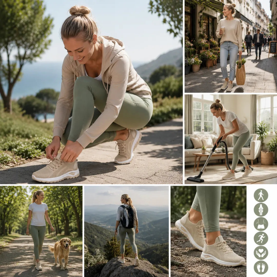 🔥 50% de descuento hoy - ¡no te lo pierdas! ⏰ Zapatos ortopédicos de diseño ergonómico con soporte para el arco👞 Alivia fácilmente el dolor de pie ✅Cómodo y transpirable