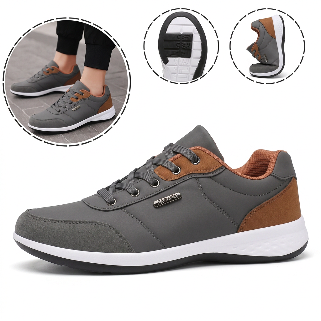 Keenpe® 【🔥Novedad | Mitad de precio por tiempo limitado⏰】 Zapatos de piel de becerro de alta calidad | Cuero genuino | Impermeables y antideslizantes | Alivian la fatiga del pie | Comodidad inmediata 👟
