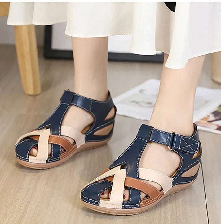 Sandalias ortopédicas ergonómicas — Con soporte para el arco que ayuda a aliviar el dolor de pies, estabilizar el talón y reducir la inestabilidad al caminar