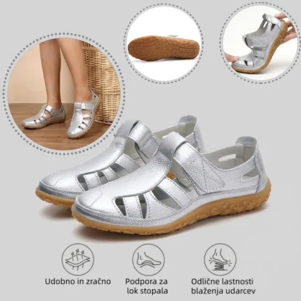 🔥50 % popust danes - ne zamudite priložnosti! Poletni ortopedski sandali, ergonomsko oblikovani ✅ Lajšajo bolečine v stopalih, nedrseči in zračni, nastavljivi Velcro ✅