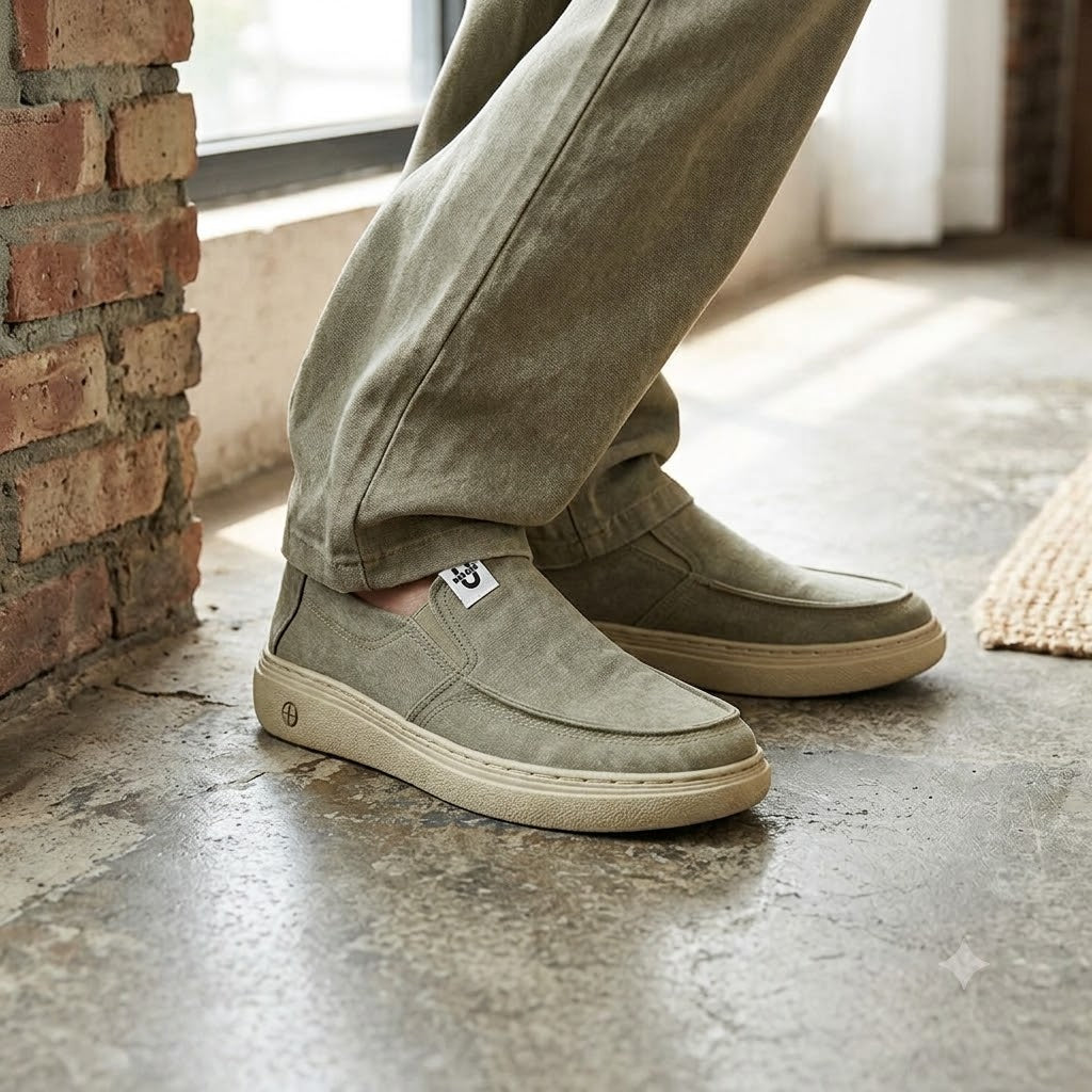 🎉 ¡50% de descuento hoy! Zapatos cómodos para hombre 👞 Ultraligeros y transpirables ✅ Soporte para el arco · Comodidad durante todo el día