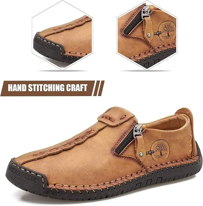 🎉 ¡Último día! ¡50% de descuento! ✅ Zapatos ortopédicos diseñados para personas con problemas en los pies, hechos de piel de becerro australiana. 👞 Proporcionan soporte para el arco del pie y alivian el dolor de espalda, articulaciones y pies.
