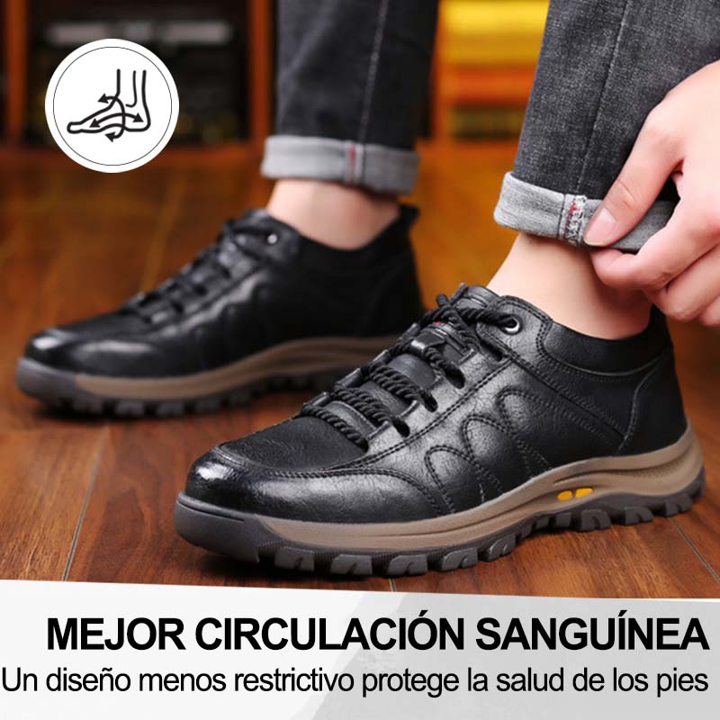 Zapatos de piel italiana Optimumto® | Suaves y cómodos | El soporte del arco facilita el caminar