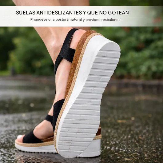 Sandalias ortopédicas- sandalias ergonómicas para aliviar el dolor para mujer.