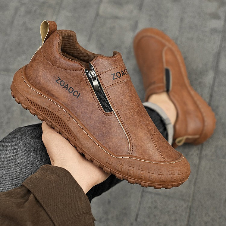(🎉Último día para aprovechar el descuento del 40 %, ¡no te lo pierdas!) 🐂Zapatos ortopédicos para hombre, confeccionados en piel de becerro australiana👞 Piel ✅Cosidos a mano, soporte plantar: caminata cómoda, alivian el dolor