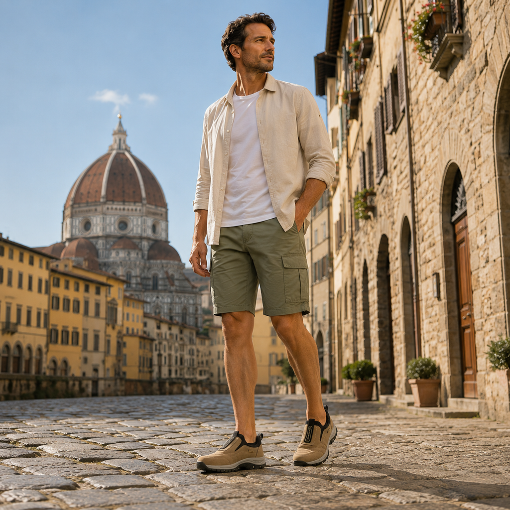 🔥 ¡Oferta especial de hoy: 50 % de descuento! 👞 Zapatos ortopédicos de ante de alta calidad para hombre ✅ Alivian el dolor de pies ✅ Soporte para el arco plantar: comodidad durante todo el día