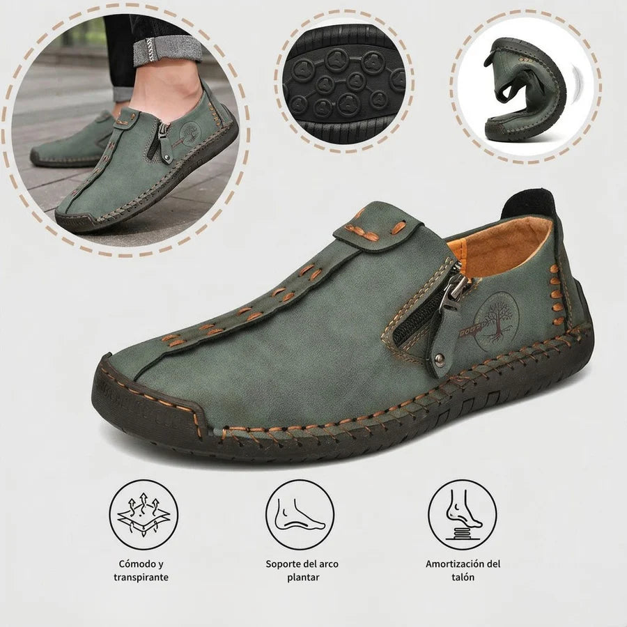 🎉 ¡Último día! ¡50% de descuento! ✅ Zapatos ortopédicos diseñados para personas con problemas en los pies, hechos de piel de becerro australiana. 👞 Proporcionan soporte para el arco del pie y alivian el dolor de espalda, articulaciones y pies.
