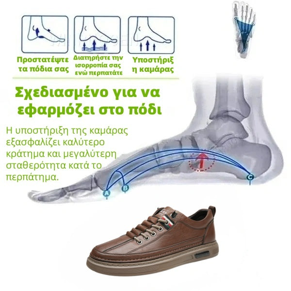 🔥Zapatos ortopédicos cosidos a mano de piel de becerro australiana👞✅Soporte para el arco del pie: alivia el dolor de pies✅Imprescindibles para hombres: impermeables y antideslizantes✅