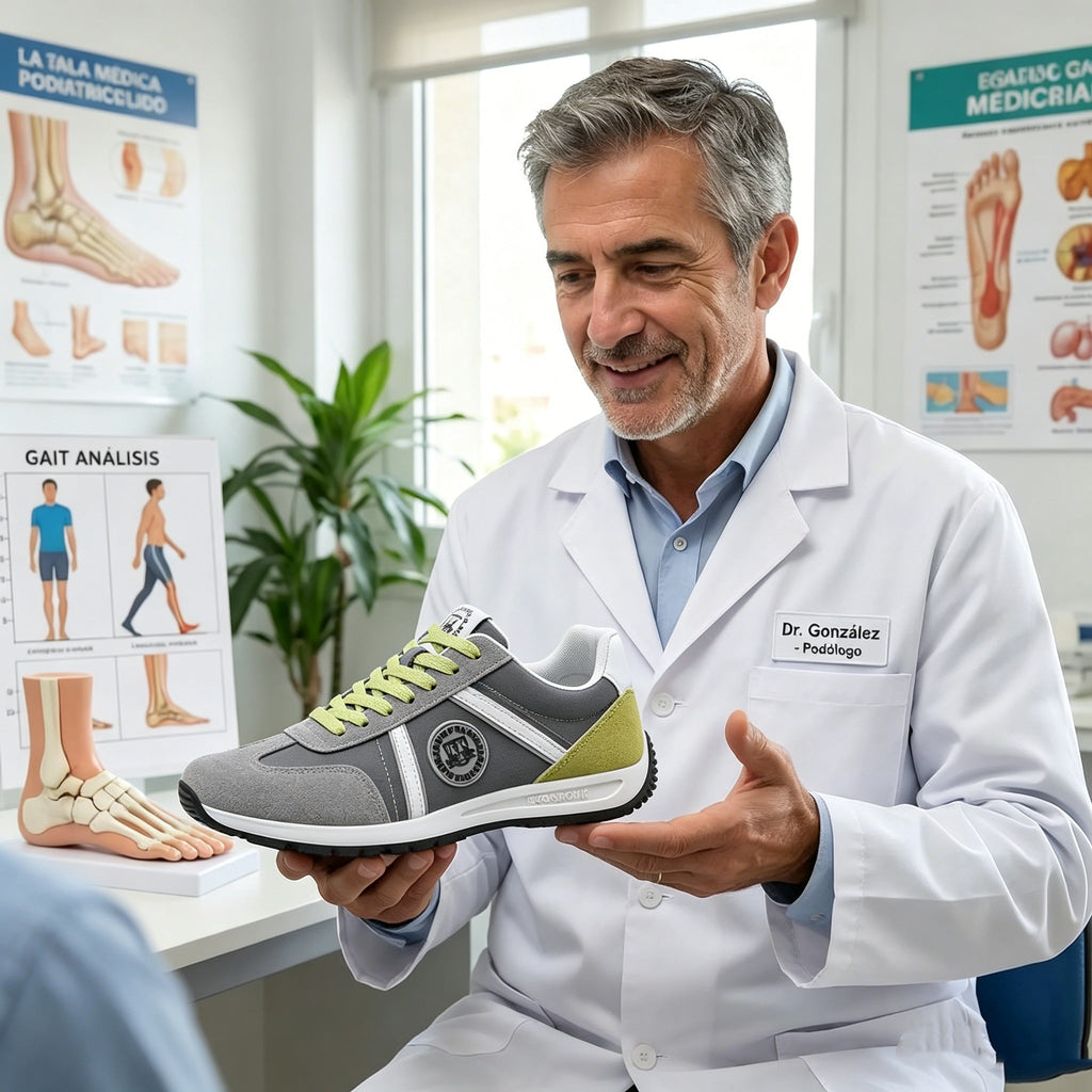 🎁¡Último día para aprovechar el 50% de descuento! ¡No te pierdas esta oportunidad! ⏰Alivia el dolor de pies y la fascitis: zapatos ortopédicos impermeables y antideslizantes🔴