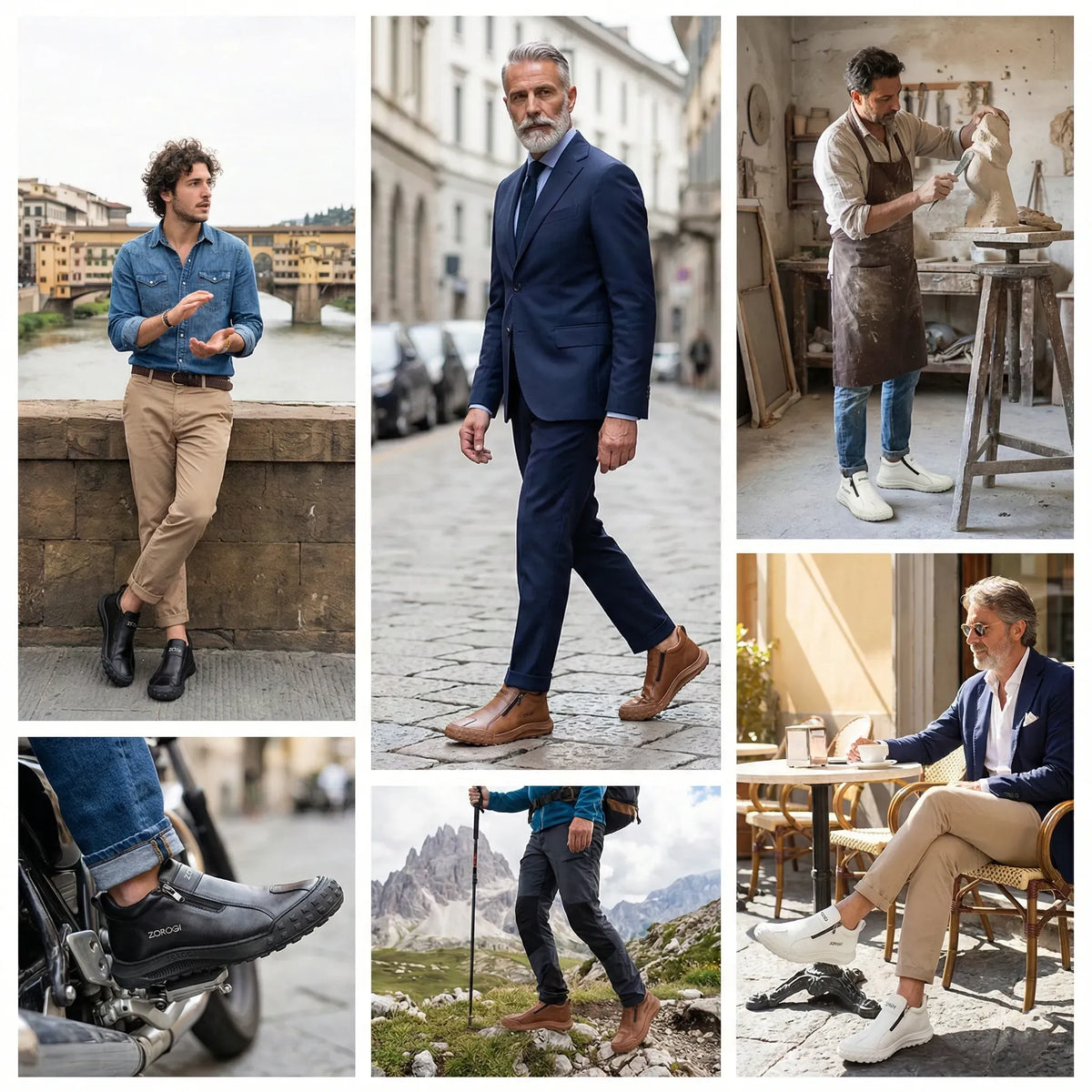 (🎉Último día para aprovechar el descuento del 40 %, ¡no te lo pierdas!) 🐂Zapatos ortopédicos para hombre, confeccionados en piel de becerro australiana👞 Piel ✅Cosidos a mano, soporte plantar: caminata cómoda, alivian el dolor