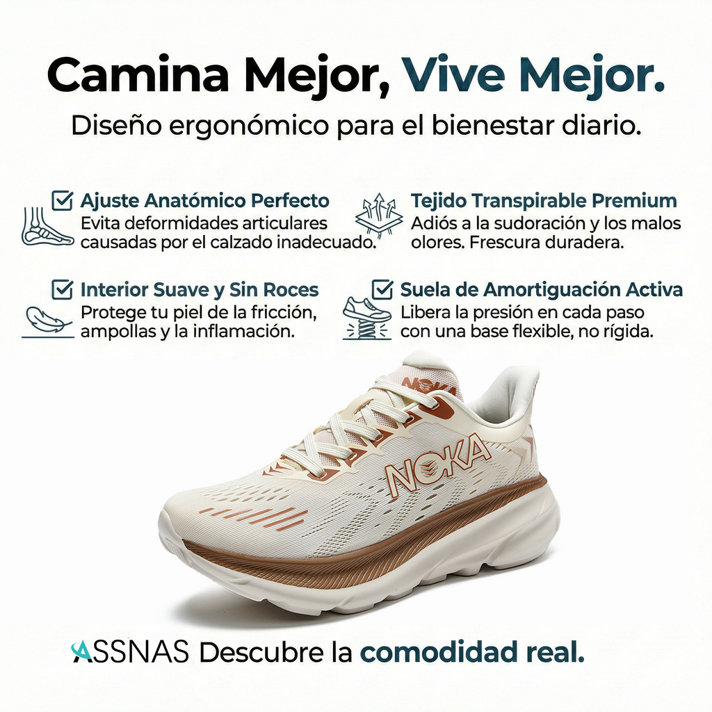 (🔥¡Último día! ¡50% de descuento! ¡No te lo pierdas!)⏰Zapatillas Ergonómicas con Soporte de Arco: Alivio Inmediato para Pies Cansados y Dolor de Espalda