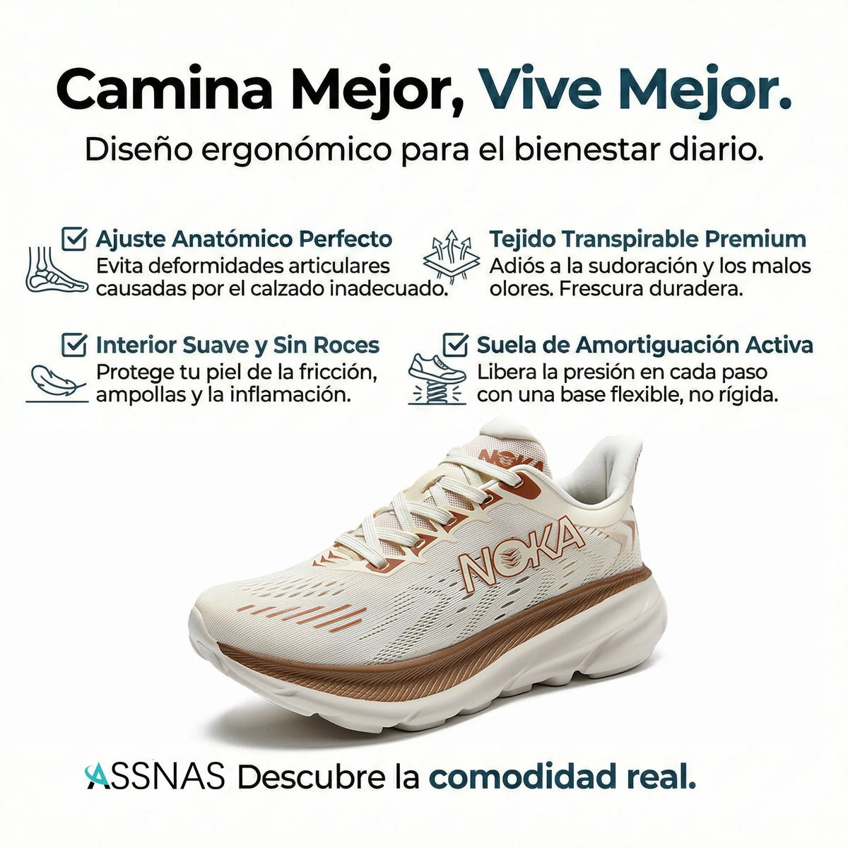 ¡Último día con un 50% de descuento! ⏰ KEENPE® |Alivio del dolor de pies y la fascitis:  calzado ortopédico cómodo y transpirable.