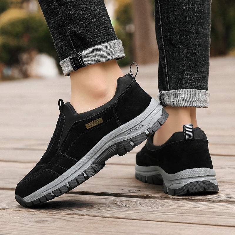 KEENPE® – Zapatos de gamuza, cosidos a mano, diseñados para proporcionar una pisada estable, cómoda y natural durante todo el día
