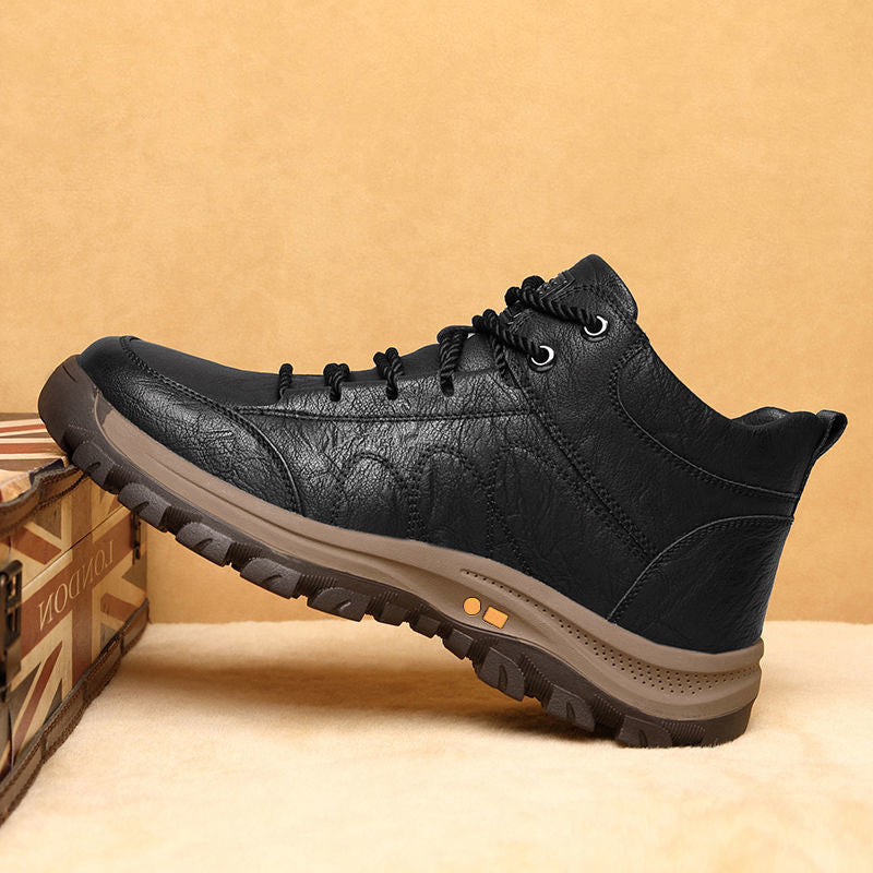 🎁Oferta por tiempo limitado: 30% de descuento🔴Zapatos de cuero de alta calidad🦶Alivian el dolor de pies y la fascitis plantar - Impermeables y antideslizantes✅Disponibles en varias tallas