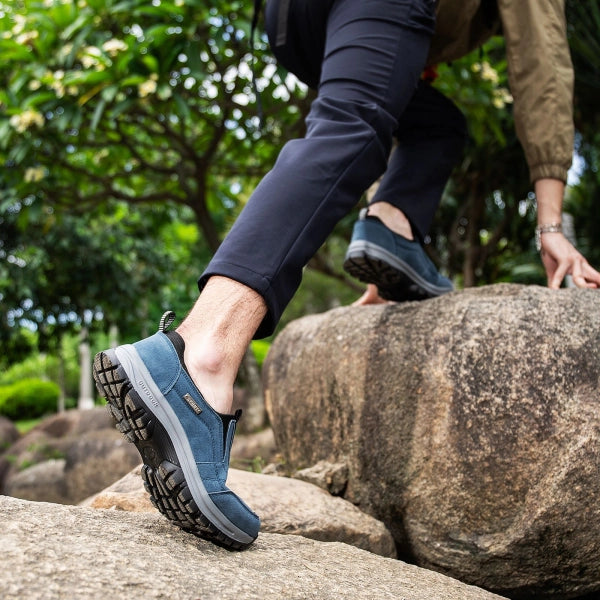 KEENPE® – Zapatos de gamuza, cosidos a mano, diseñados para proporcionar una pisada estable, cómoda y natural durante todo el día