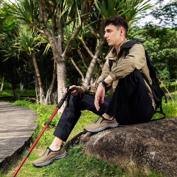 KEENPE® – Zapatos de gamuza, cosidos a mano, diseñados para proporcionar una pisada estable, cómoda y natural durante todo el día