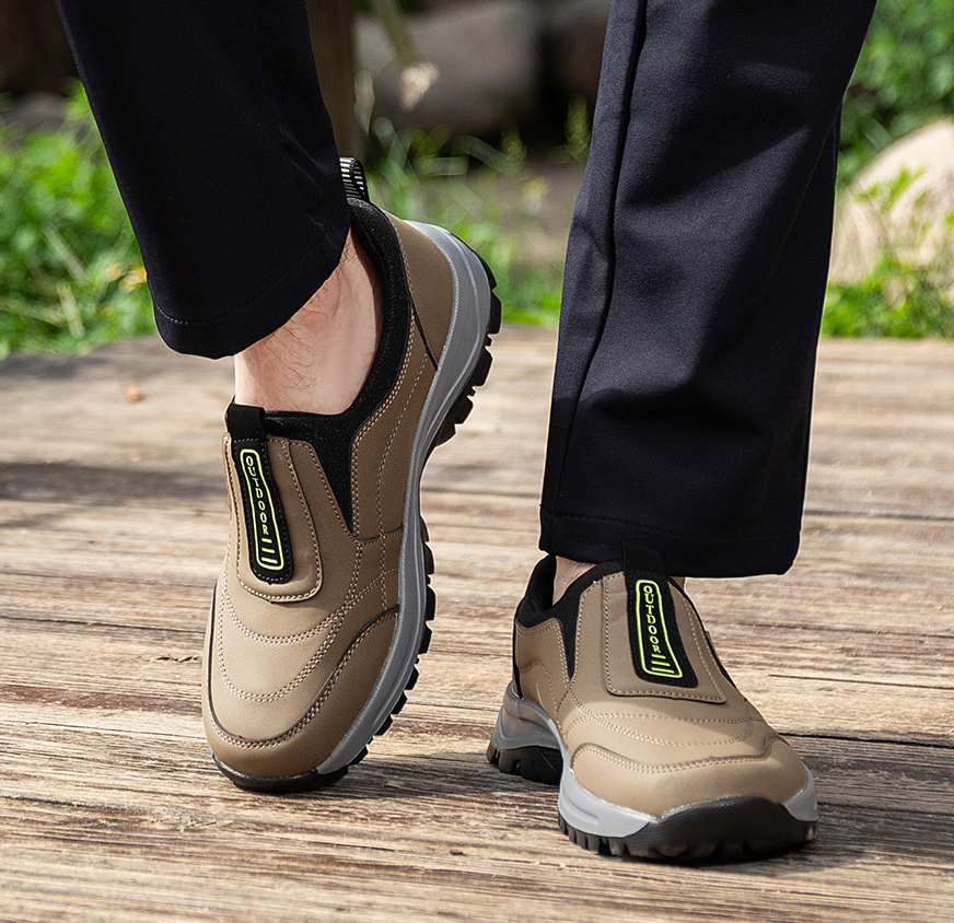 🔥 50% de descuento - ¡No te lo pierdas! 🦶Zapatos de Exterior ASSNAS para Hombre | Soporte de Arco Avanzado, Gamuza Antideslizante y Confort Total
