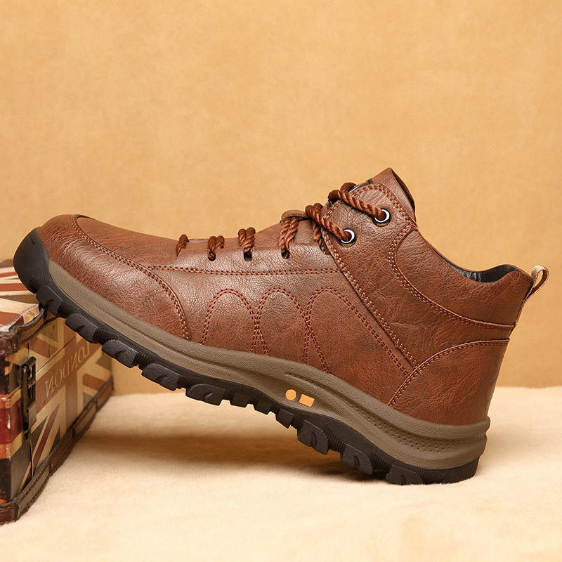 🎁Oferta por tiempo limitado: 30% de descuento🔴Zapatos de cuero de alta calidad🦶Alivian el dolor de pies y la fascitis plantar - Impermeables y antideslizantes✅Disponibles en varias tallas