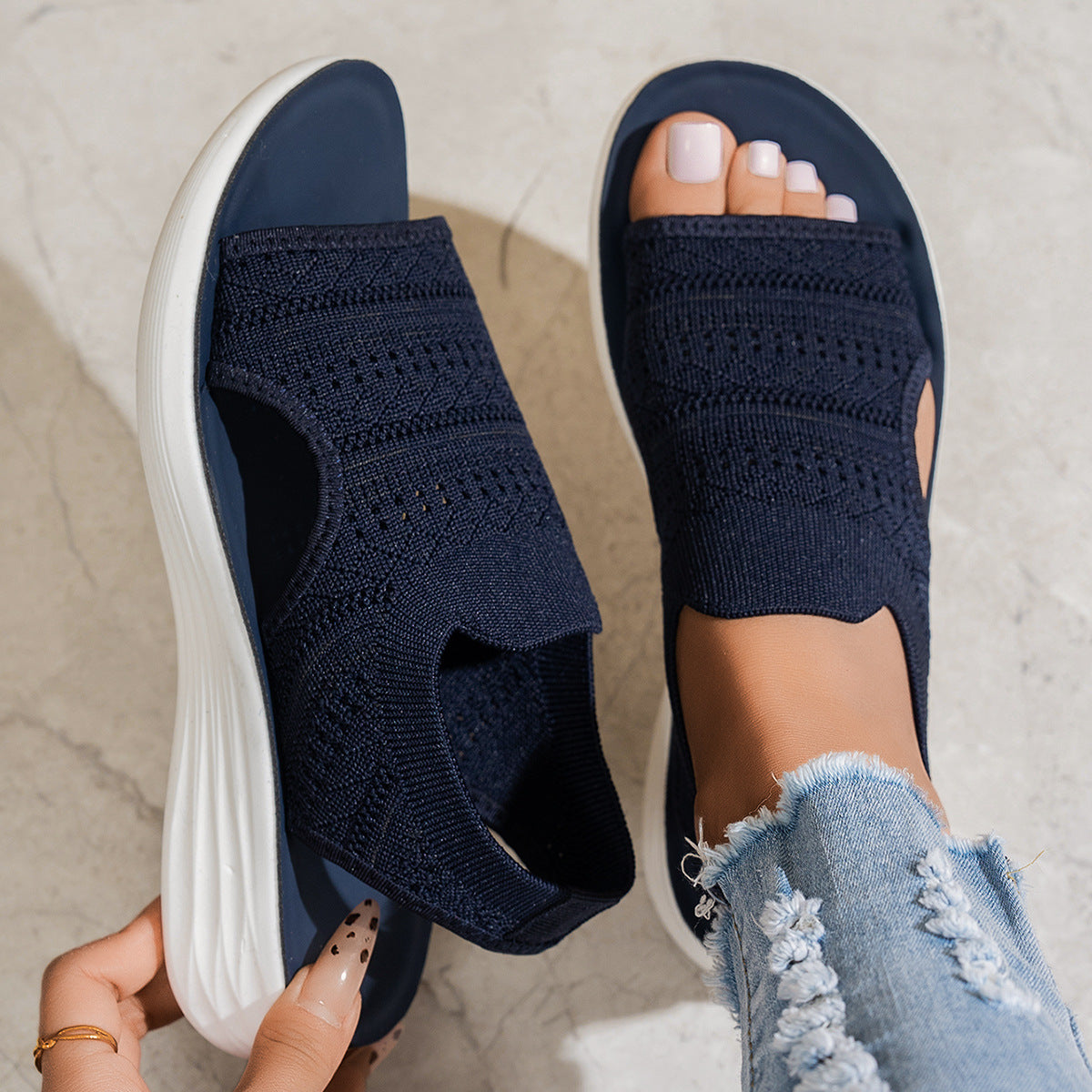 ⏰ ¡50% de descuento hoy! 👡 Sandalias cómodas con soporte para el arco plantar 🦶 Diseño ergonómico para caminar cómodamente todo el día ✅