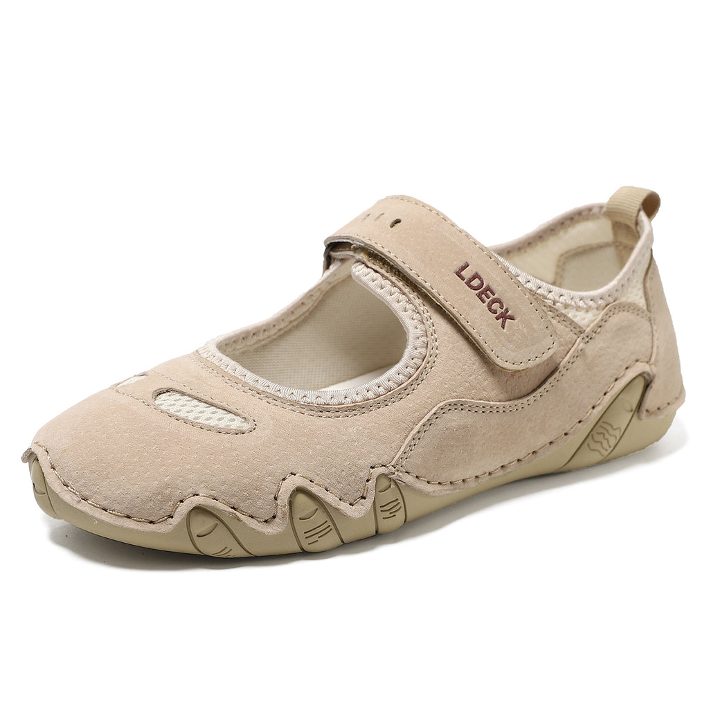 🌸🎉Trendy Must-Have! Only a Few Left!✨🥿💫Women's Daily Comfortable Breathable Lightweight Corrective Slip-On Walking Shoes| Tie Shoeswomans Barefoot Shoes