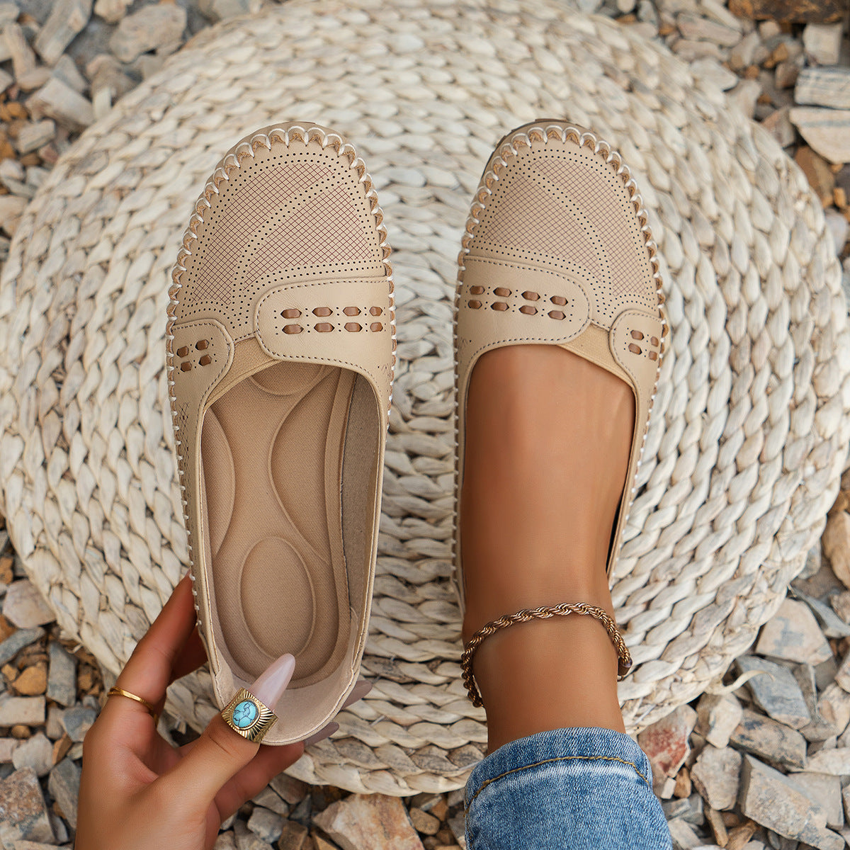 ⏰ ¡Último día – 50% de descuento! ¡No te lo pierdas! Zapatos ortopédicos con diseño ergonómico y función de amortiguación de impactos ✅ Zapatos ortopédicos saludables diseñados especialmente para mujeres europeas
