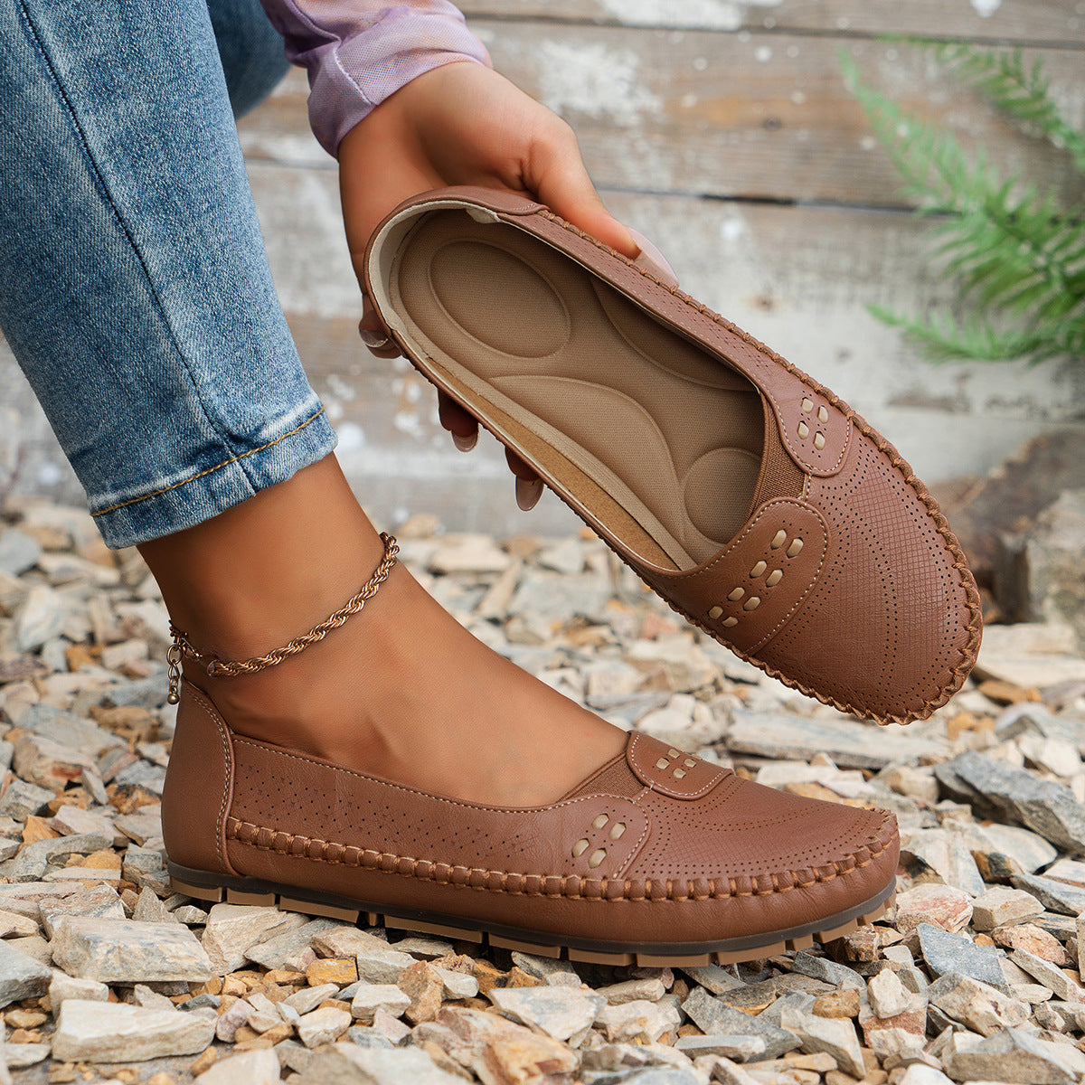 ⏰ ¡Último día – 50% de descuento! ¡No te lo pierdas! Zapatos ortopédicos con diseño ergonómico y función de amortiguación de impactos ✅ Zapatos ortopédicos saludables diseñados especialmente para mujeres europeas
