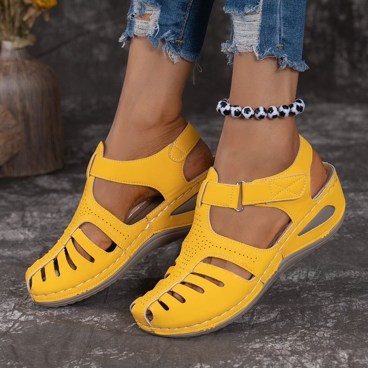 🔥 ¡Oferta por tiempo limitado: 50% de descuento! Sandalias ortopédicas de verano: diseñadas ergonómicamente para brindar comodidad, transpirabilidad y alivio del dolor ✅