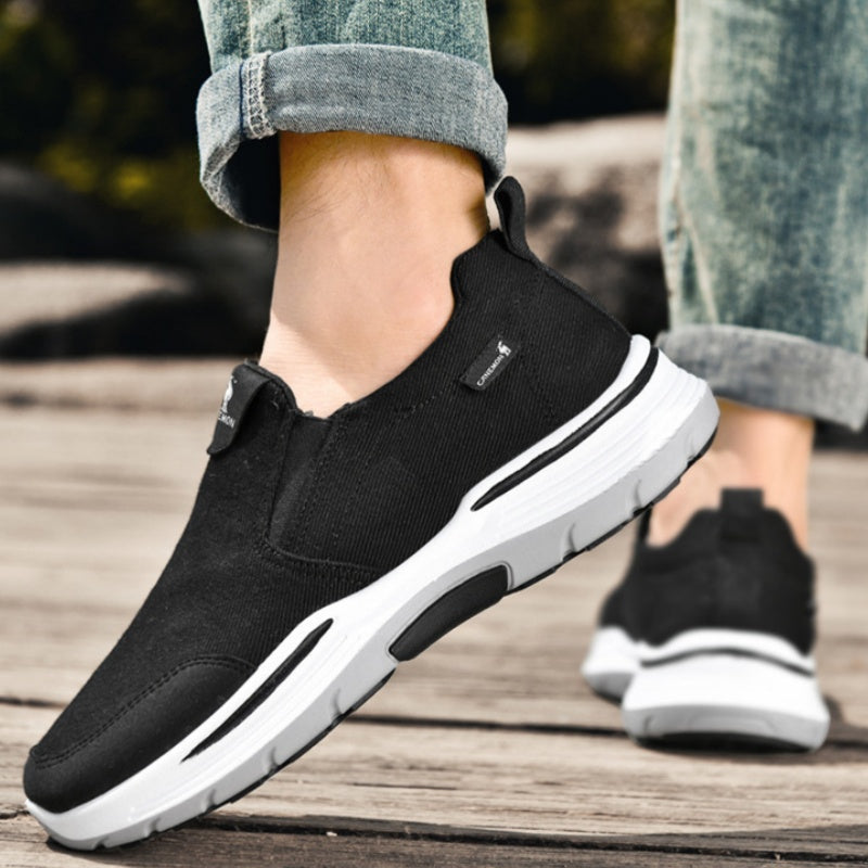 🔥 Zapatos ortopédicos de diseño ergonómico ⏰ Zapatos de lona ligeros y transpirables 👞 Proporcionan soporte para el arco para caminar sin dolor